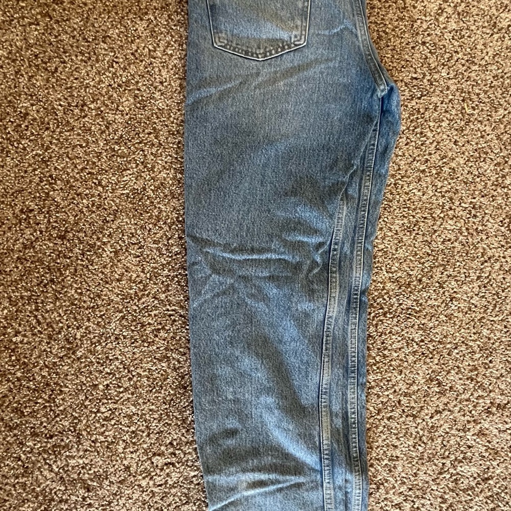 Zara Women's Blue Straight Leg Jeans